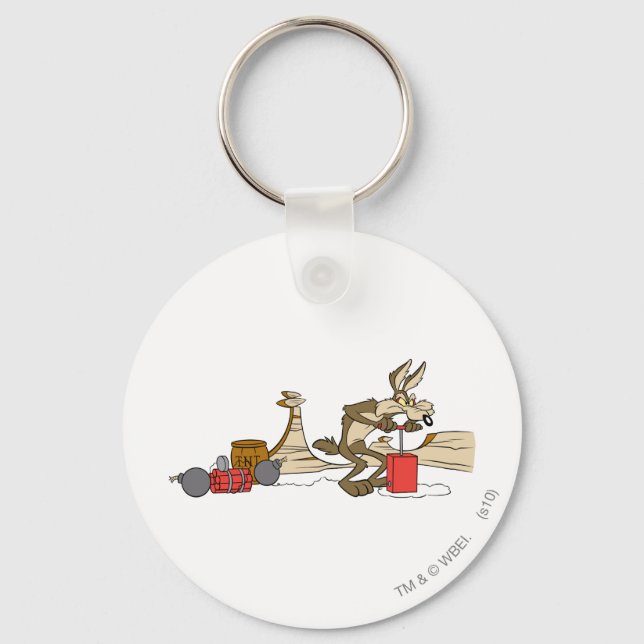 Wile E Coyote Acme Products 11 2 Key Ring (Front)