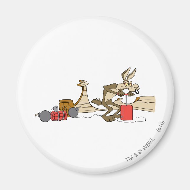 Wile E Coyote Acme Products 11 2 Magnet (Front)