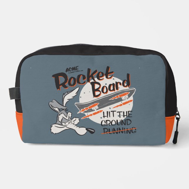 WILE E. COYOTE™ ACME Rocket Board Dopp Kit (Front)