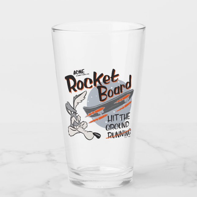 WILE E. COYOTE™ ACME Rocket Board Glass (Front)