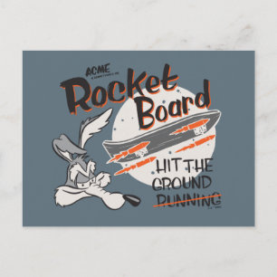 WILE E. COYOTE™ ACME Rocket Board Postcard
