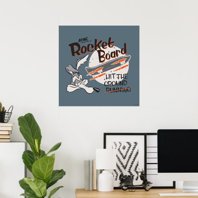 WILE E. COYOTE™ ACME Rocket Board Poster (Home Office)