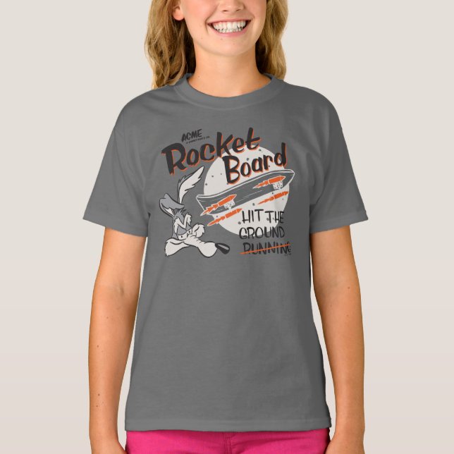 WILE E. COYOTE™ ACME Rocket Board T-Shirt (Front)