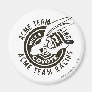 WILE E. COYOTE™ Acme Team Racing B/W Magnet