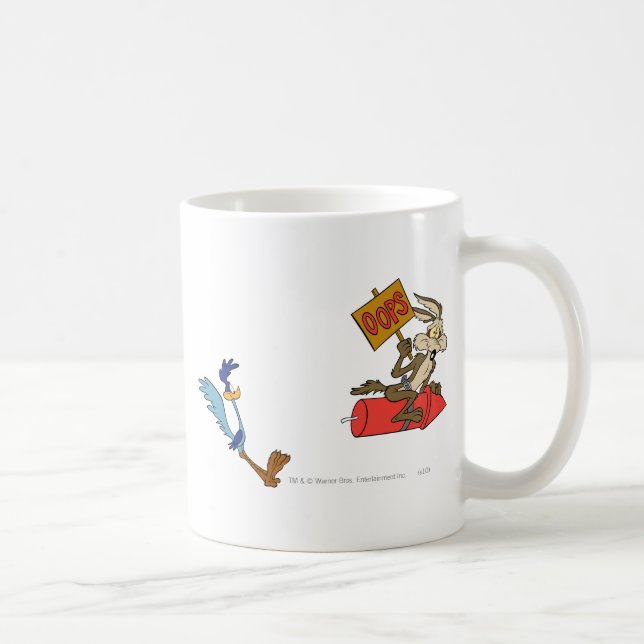 WILE E. COYOTE™ and ROAD RUNNER™ ACME Rocket Coffee Mug (Right)