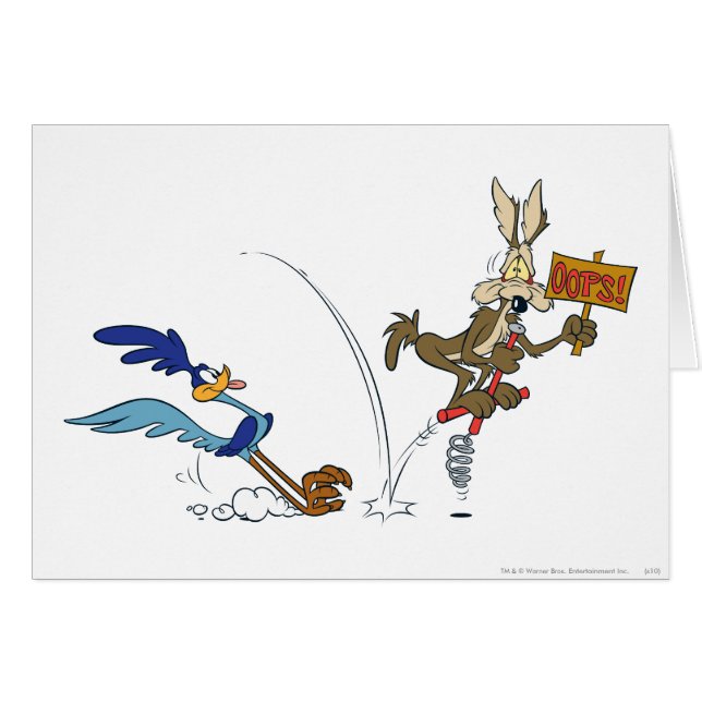 WILE E. COYOTE™ and ROAD RUNNER™ Pogo Stick (Front Horizontal)