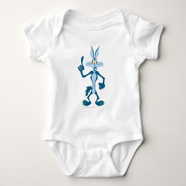 WILE E. COYOTE™ Blue Aha! Baby Bodysuit (Front)