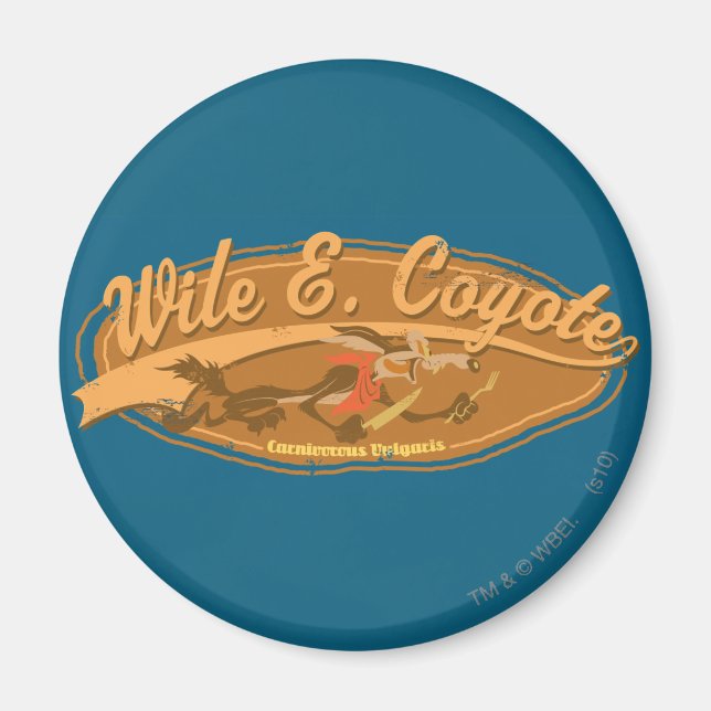 WILE E. COYOTE™ Carnivorous Vulgaris Magnet (Front)