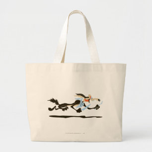 WILE E. COYOTE™ Chasing dinner Large Tote Bag