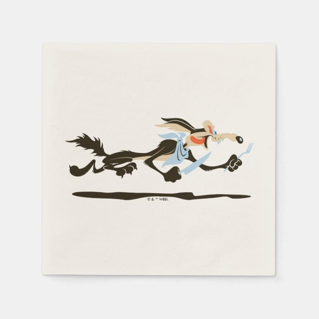 WILE E. COYOTE™ Chasing dinner Napkin (Front)
