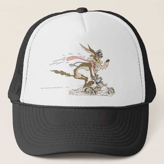 WILE E. COYOTE™ Cycle Racer Trucker Hat (Front)