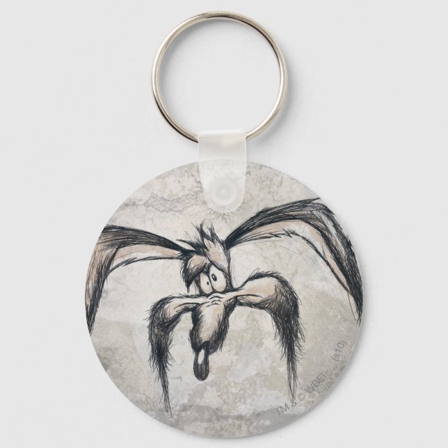 WILE E. COYOTE™ Down on his Luck Key Ring (Front)