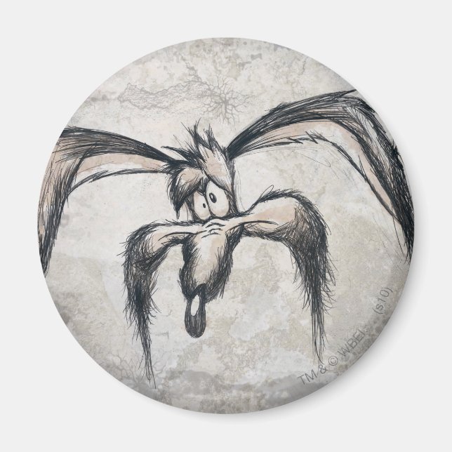 WILE E. COYOTE™ Down on his Luck Magnet (Front)