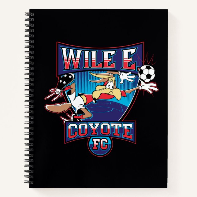 WILE E. COYOTE™ Football Club Badge Notebook (Front)