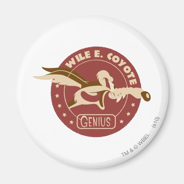 WILE E. COYOTE™ Genius Magnet (Front)