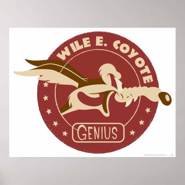 WILE E. COYOTE™ Genius Poster (Front)