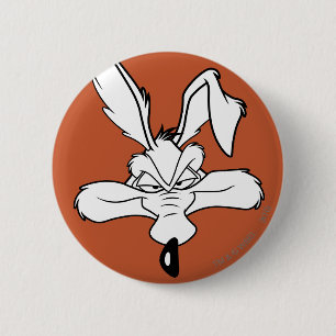 WILE E. COYOTE™ Happy Head Shot 6 Cm Round Badge