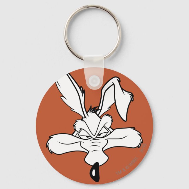 WILE E. COYOTE™ Happy Head Shot Key Ring (Front)