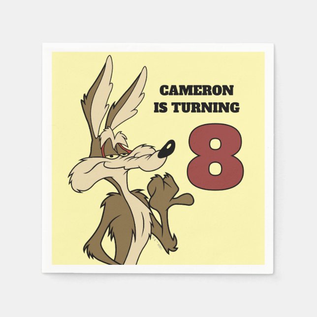 WILE E. COYOTE™ Looking Proud Napkin (Front)