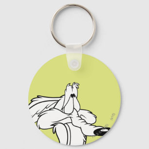 Wile E. Coyote Looking Up Key Ring