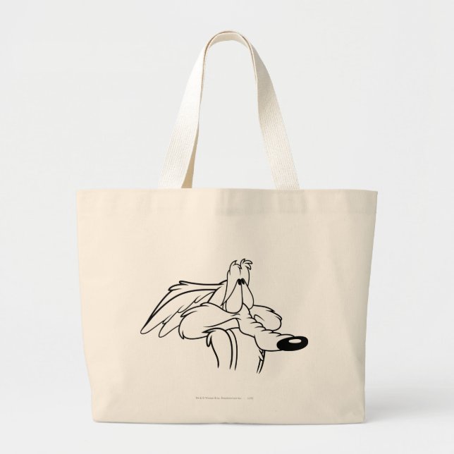 WILE E. COYOTE™ Looking Up Large Tote Bag (Front)