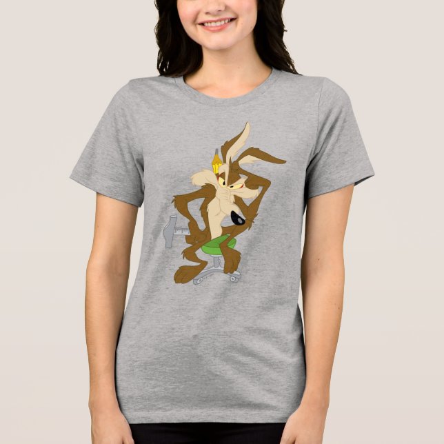 WILE E. COYOTE™ Planning Tri-Blend Shirt (Front)
