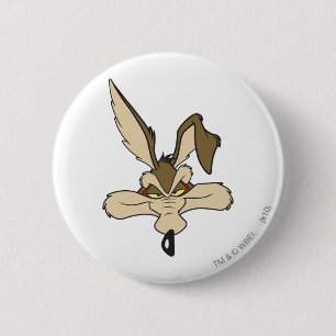 WILE E. COYOTE™ Pleased Head Shot 6 Cm Round Badge