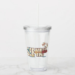 WILE E. COYOTE™ Rocketing Past ROAD RUNNER™ Acrylic Tumbler