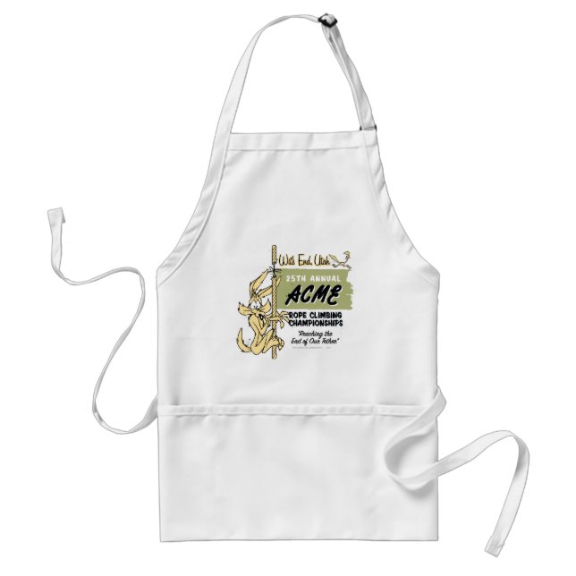 WILE E. COYOTE™ Rope Climbing Championships Standard Apron (Front)