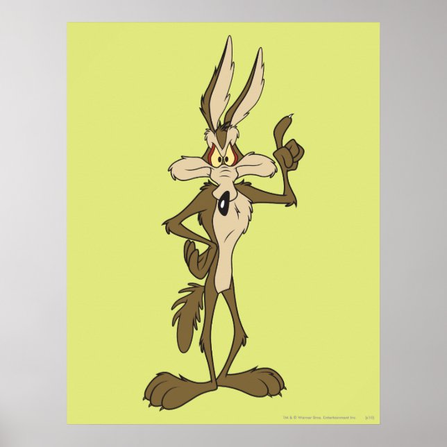 Wile E. Coyote Standing Tall Poster (Front)