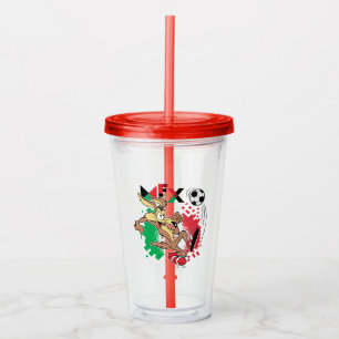 WILE E. COYOTE™ Team Mexico Soccer Graphic Acrylic Tumbler
