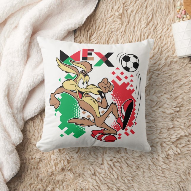 WILE E. COYOTE™ Team Mexico Soccer Graphic Cushion (Blanket)
