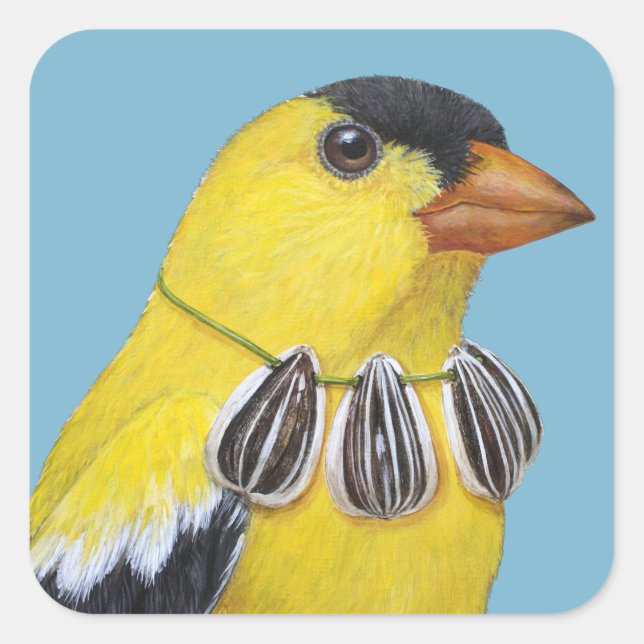 Wiley, the goldfinch stickers (Front)
