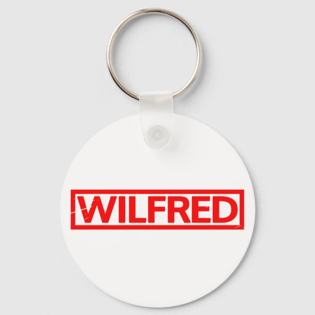 Wilfred Stamp Key Ring (Front)