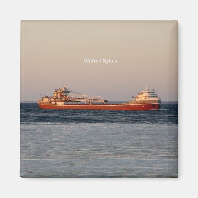 Wilfred Sykes magnet (Front)