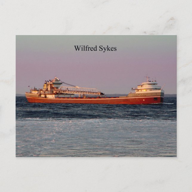 Wilfred Sykes postcard (Front)