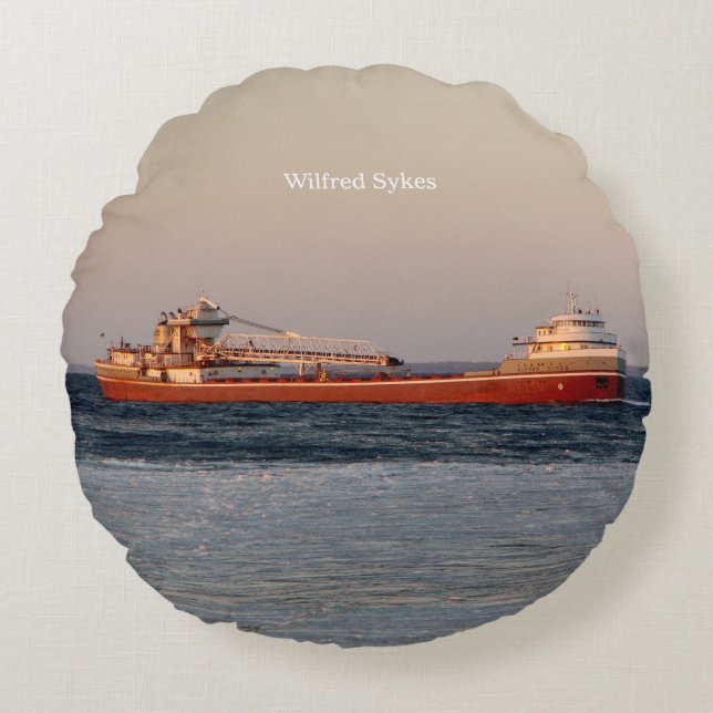 Wilfred Sykes round pillow (Front)