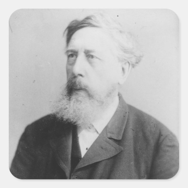 Wilhelm Liebknecht Square Sticker (Front)