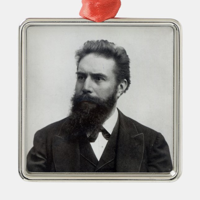 Wilhelm Rontgen Metal Tree Decoration (Front)