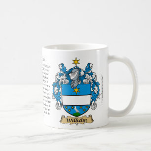 Wilhelm, the Origin, the Meaning and the Crest Coffee Mug