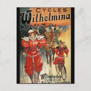 Wilhelmina Cycle & Co. Ltd. Zeist-Holland Postcard