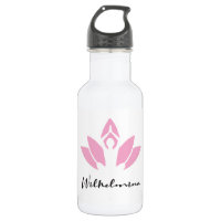 Wilhelmina. lotus W, yoga pose modern script