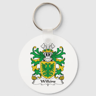 Wilkins Family Crest Key Ring