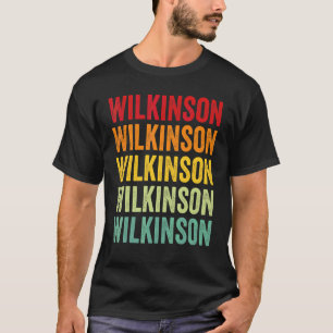 Wilkinson County Georgia Rainbow Text Design T-Shirt