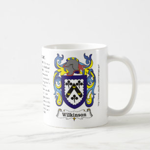 Wilkinson, the origin, meaning and the crest coffee mug