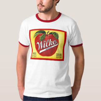 Wilko Brand Apples Vintage Label T-Shirt