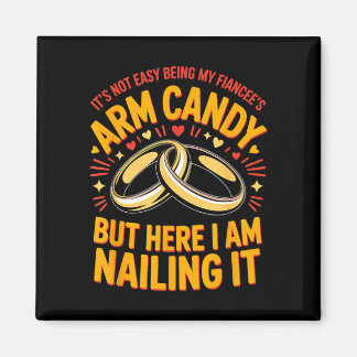 Will be arm candy engagement fiancé couple arm magnet