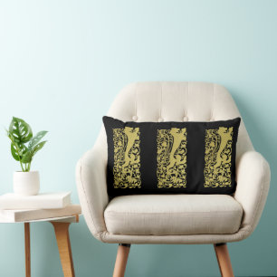Will Bradley Heraldic Lion Lumbar Cushion