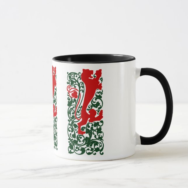 Will Bradley Heraldic Lion Mug (Right)