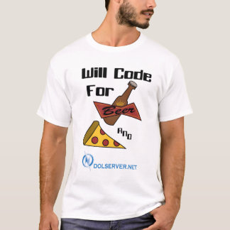 Will Code for Beer and Food - Light Shirts
